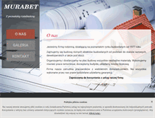 Tablet Screenshot of murabet.pl